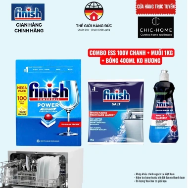 Viên rửa bát Finish Power Essential hương chanh 6x 100 viên - Nhập khẩu chính hãng, giảm giá 22% 2
