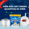 Viên rửa bát Finish Quantum 64 viên hương chanh - Sạch dầu mỡ, bảo vệ máy 2