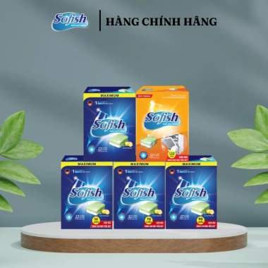 Viên Rửa Bát Sofish MAXIMUM - Tẩy Dầu Mỡ Sâu, Giặt Sạch, Giá Ưu Đãi 270.000₫ 2 Viên Rửa Bát Sofish MAXIMUM - Tẩy Dầu Mỡ Sâu, Giặt Sạch, Giá Ưu Đãi 270.000₫ 2