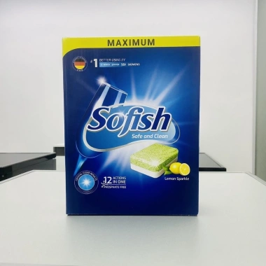 Viên Rửa Bát Sofish MAXIMUM - Tẩy Dầu Mỡ Sâu, Giặt Sạch, Giá Ưu Đãi 270.000₫