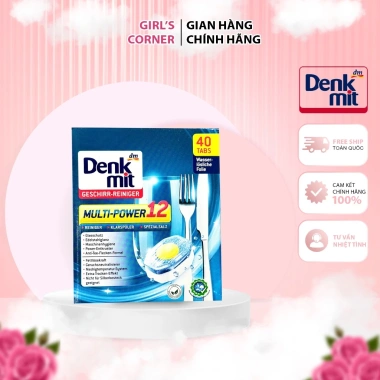 Viên rửa chén bát Denkmit Classic 65 viên - Giá ưu đãi 85.000đ, sạch bát máy rửa