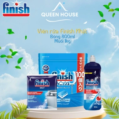 Viên rửa chén bát Finish Nhật không hương 150 viên Giá 268.000₫ hàng chính hãng 7