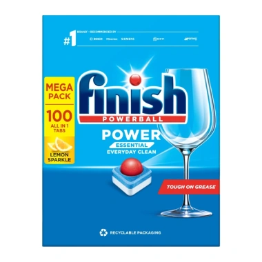 Viên Rửa Chén Finish Powerball Hương Chanh 100 viên Tiết kiệm Sạch Bóng 424.000 VND