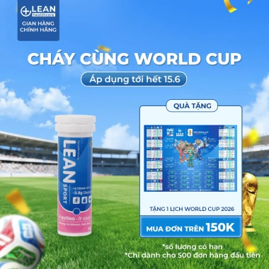 Viên sủi điện giải chanh dâu nhiệt đới Lean Sport 10 viên - chỉ 55k, năng lượng thể thao Viên sủi điện giải chanh dâu nhiệt đới Lean Sport 10 viên - chỉ 55k, năng lượng thể thao