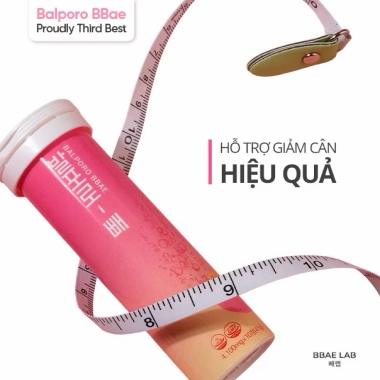 Viên sủi giảm cân Balporo BBae Hàn Quốc Kiểm soát cân nặng, Giá 280.000đ 3 Viên sủi giảm cân Balporo BBae Hàn Quốc Kiểm soát cân nặng, Giá 280.000đ 3