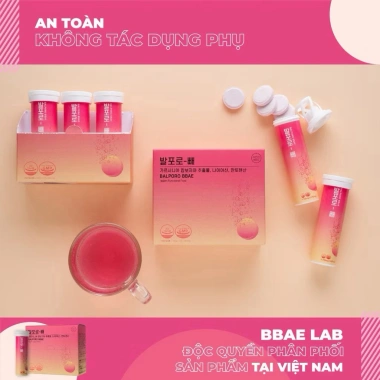 Viên sủi giảm cân Balporo BBae Hàn Quốc Kiểm soát cân nặng, Giá 280.000đ 6 Viên sủi giảm cân Balporo BBae Hàn Quốc Kiểm soát cân nặng, Giá 280.000đ 6