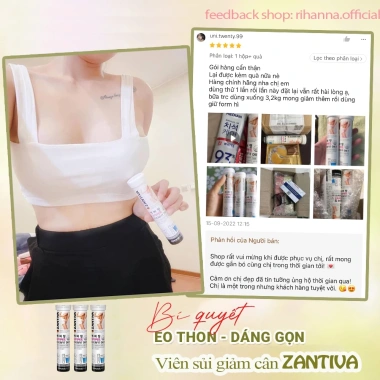 Viên Sủi Giảm Cân Zantiva Everfit Diet Giảm cân nhanh không thuốc giá 145.000 VND 6