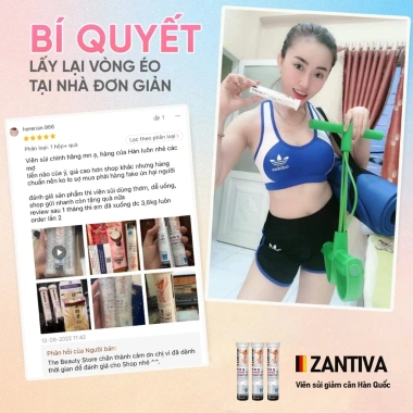 Viên Sủi Giảm Cân Zantiva Everfit Diet Giảm cân nhanh không thuốc giá 145.000 VND 8