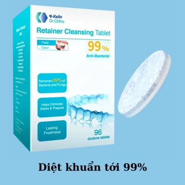 Viên sủi vệ sinh hàm Invisalign Dr.Ortho - Máng trong suốt, làm sạch khay niềng, giảm giá 18.997₫ 4