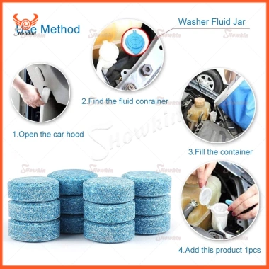 Viên Sủi Vệ Sinh Kính Chắn Gió Xe Hơi Tiện Lợi Hiệu Quả Giá 32.507 VND 5