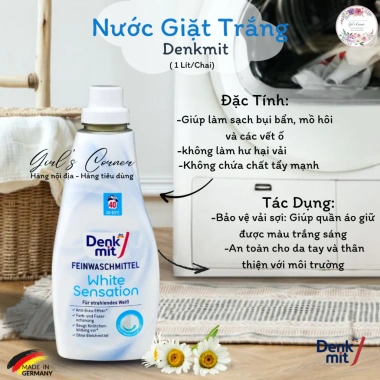 Viên tẩy lồng máy giặt Denkmit 60 viên - Vệ sinh cặn bẩn, giảm giá 55.000₫