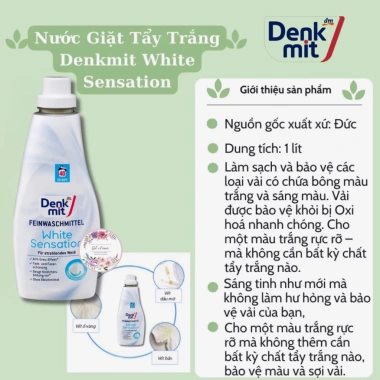 Viên tẩy lồng máy giặt Denkmit 60 viên - Vệ sinh cặn bẩn, giảm giá 55.000₫