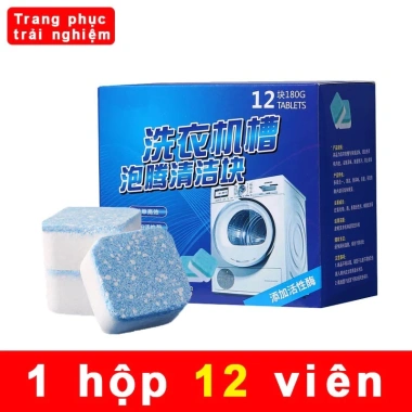Viên Tẩy Vệ Sinh Lồng Máy Giặt - Diệt Khuẩn, Tẩy Cặn Bẩn, Giá 9.999đ