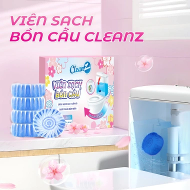 Viên thả bồn cầu CleanZ Khử mùi, chống mảng bám ố vàng, diệt vi khuẩn toilet, giá 15.000đ