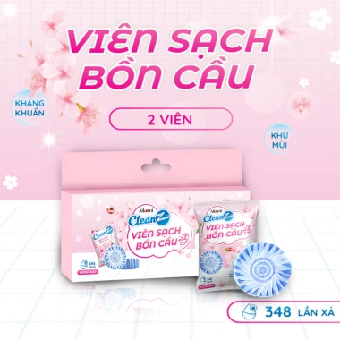 Viên thả bồn cầu CleanZ Khử mùi, chống mảng bám ố vàng, diệt vi khuẩn toilet, giá 15.000đ 10 Viên thả bồn cầu CleanZ Khử mùi, chống mảng bám ố vàng, diệt vi khuẩn toilet, giá 15.000đ 10