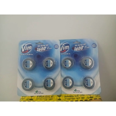 Viên Thả Bồn Cầu Vim Bạc Hà 180g - Hương Thơm Lành, Giảm Giá Sốc 19% 2 Viên Thả Bồn Cầu Vim Bạc Hà 180g - Hương Thơm Lành, Giảm Giá Sốc 19% 2