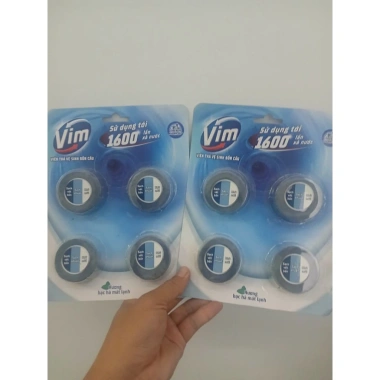 Viên Thả Bồn Cầu Vim Bạc Hà 180g - Hương Thơm Lành, Giảm Giá Sốc 19% 5 Viên Thả Bồn Cầu Vim Bạc Hà 180g - Hương Thơm Lành, Giảm Giá Sốc 19% 5