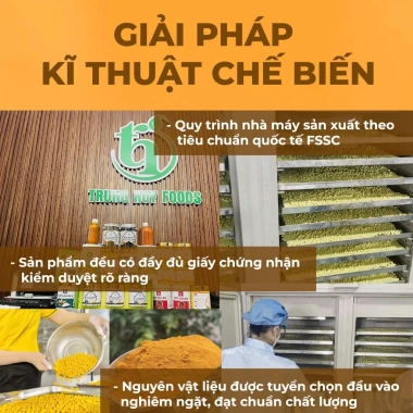 Viên Tinh Nghệ Mật Ong Sữa Chúa 500gr Nguyên Chất Giảm Đau & Viêm Loét Dạ Dày, Đại Tràng