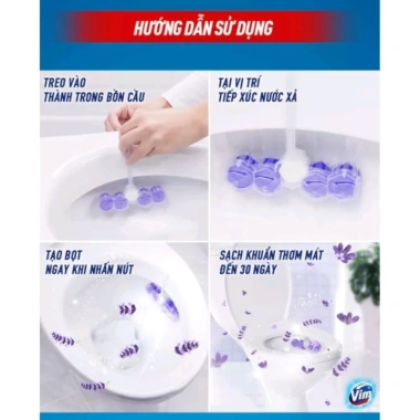 Viên Treo Bồn Cầu VIM Hương Lavender Trà Xanh Chanh Hoa Mộc Lan – Giảm Giá 27.996₫ 2