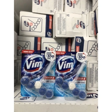 Viên treo bồn cầu VIM POWER 5 sạch khuẩn, thơm mát 50g - giảm 20% chỉ 140.000 3
