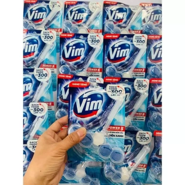 Viên treo bồn cầu VIM POWER 5 sạch khuẩn, thơm mát 50g - giảm 20% chỉ 140.000 6