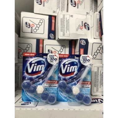 Viên treo bồn cầu VIM POWER 5 sạch khuẩn, thơm mát 50g - giảm 20% chỉ 140.000 8