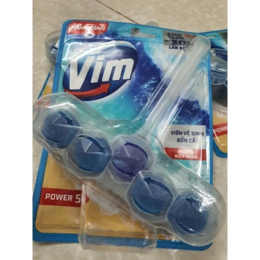 Viên treo bồn cầu VIM POWER 5 sạch khuẩn, thơm mát 50g - giảm 20% chỉ 140.000 9
