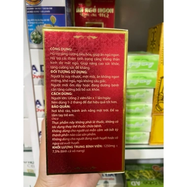 Viên uống Ăn Ngủ Ngon Linh Chi HQ hỗ trợ tiêu hóa, ăn ngủ ngon, giá 185.000đ