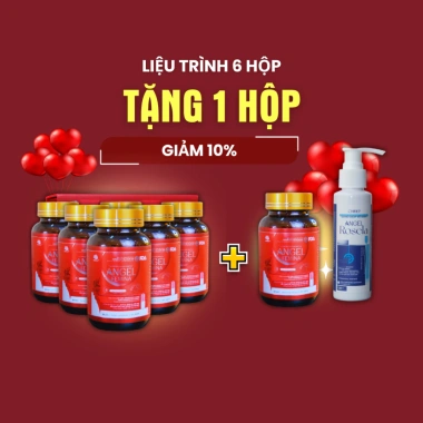 Viên uống Angel Femina cải thiện nhăn da, bốc hỏa, mất ngủ, rụng tóc - chỉ 690.000đ