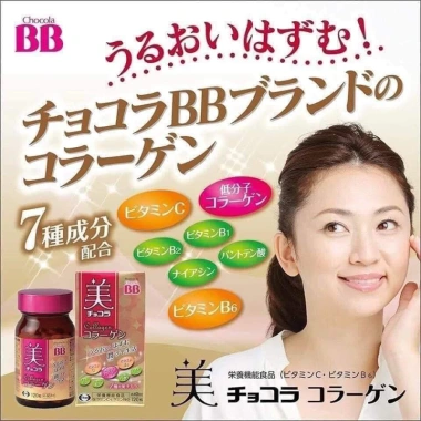 Viên Uống BB Chocola Collagen Nhật Bản Đẹp Da Xóa Thâm Nám Giá Ưu Đãi 424k