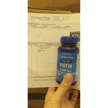 Viên uống Biotin 10,000mg Purian Pride - Mọc tóc nhanh, giảm rụng, 100 viên, giá chỉ 215.000 VND 5