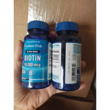 Viên uống Biotin 10,000mg Purian Pride - Mọc tóc nhanh, giảm rụng, 100 viên, giá chỉ 215.000 VND 9