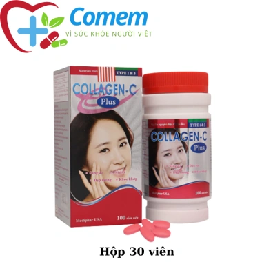 Viên uống Collagen C Plus giảm nếp nhăn, sáng da, ngăn lão hoá - Giá 104.000đ 5