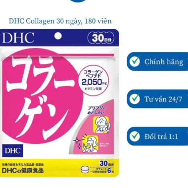 Viên Uống Collagen DHC Nhật Bản 30 Ngày - Da Sáng Căng Mịn, Chống Lão Hóa, 265.000 VND