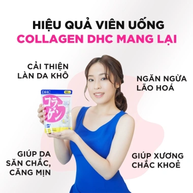 Viên Uống Collagen DHC Nhật Bản 30 Ngày - Da Sáng Căng Mịn, Chống Lão Hóa, 265.000 VND
