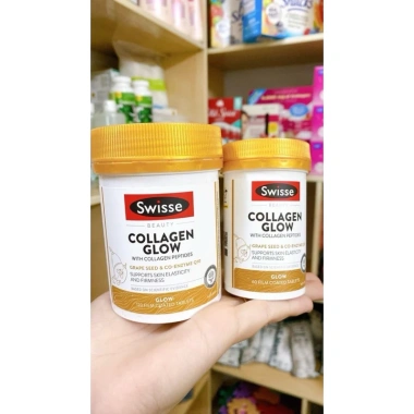 Viên uống Collagen Glow Swisse 60/120 viên – Giá 599.000đ, dưỡng da sáng mịn 4