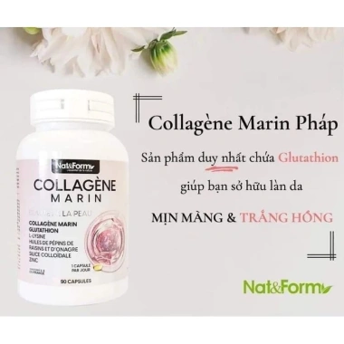 Viên uống collagen Marin Nat&form Pháp dưỡng trắng da, chống lão hóa 699.000₫ 2 Viên uống collagen Marin Nat&form Pháp dưỡng trắng da, chống lão hóa 699.000₫ 2