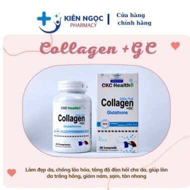 Viên uống Collagen nhập khẩu Pháp và L Glutathion Vitamin C Hộp 60 Giá 800.000đ 3