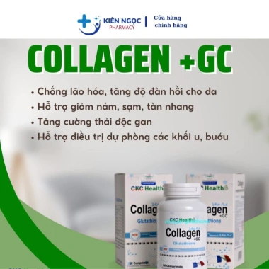 Viên uống Collagen nhập khẩu Pháp và L Glutathion Vitamin C Hộp 60 Giá 800.000đ 6