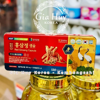 Viên Uống Đạm Hồng Sâm Cao Cấp Hàn Quốc 120V - Giá Ưu Đãi 469k giảm từ 595k