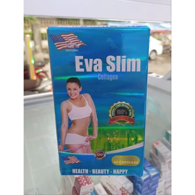 Viên uống giảm cân Eva Slim Collagen nhập khẩu chính hãng - Da săn chắc, giá 750.000₫
