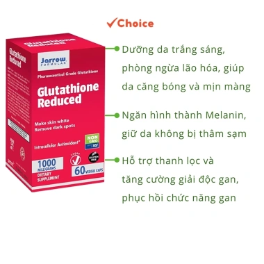 Viên uống Glutathione 1.000mg - Trắng da, Hết nám, Tàn nhang, Nâng tone, Da sáng 3