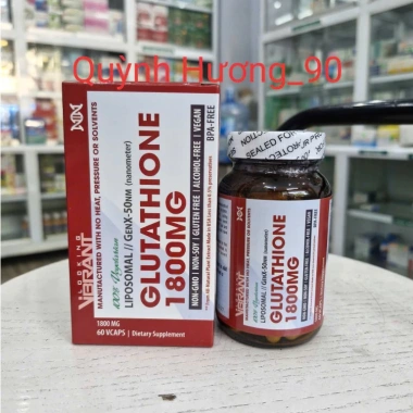 Viên uống Glutathione 1.800mg 60 viên - Chậm lão hóa, da căng bóng, chỉ 530.000₫