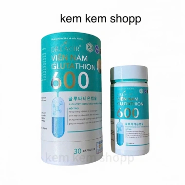 Viên Uống Glutathione 600 mg – Trắng Da, Mờ Nám, Cân Bằng Nội Tiết, Bổ Collagen, Hộp 30 Viên 6