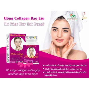 Viên uống HB COLLAGEN 123 - Đẹp da, bổ khớp, chống lão hóa, giảm 23% 120 viên 3