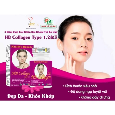 Viên uống HB COLLAGEN 123 - Đẹp da, bổ khớp, chống lão hóa, giảm 23% 120 viên 4