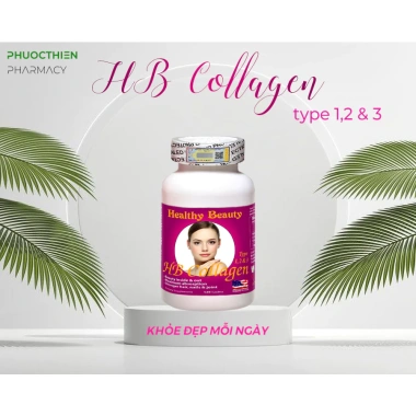 Viên uống HB COLLAGEN 123 - Đẹp da, bổ khớp, chống lão hóa, giảm 23% 120 viên 6