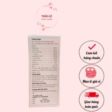 Viên Uống HI BEAUTY 30 Viên - Trắng Da, Mờ Nám, Chống Lão Hoá, Cải Thiện Nội Tiết, Tặng Mặt Nạ Nâng Cơ - 450k 3