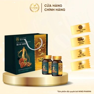 Viên Uống Hồng Sâm Wind 2 Lọ 30 Viên - Bồi Bổ Sức Khỏe, Tăng Cường Sức Đề Kháng, Giá Ưu Đãi 562.500₫