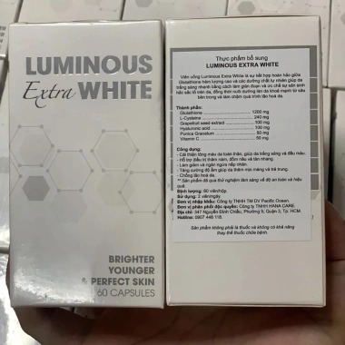 Viên uống KARMEL Luminous Extra White 60 viên Mỹ - Trắng da, giảm nám, giá ưu đãi 1.950.000₫